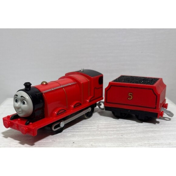 Thomas & Friends James The Red Train Engine & Coal Tender Set 2013 Gullane - Picture 2 of 13